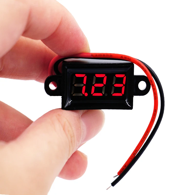 

New Arrival Hot Sale Waterproof 0.28 DC 3.5-30V Mini LED Digital Voltmeter Volt voltage Meter F 12V Car Moto 10%Off
