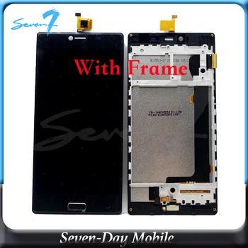 

100% Tested Touch Screen For Elephone M2 LCD Display Screen With Touch Screen Assembly with Frame