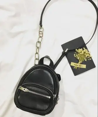 

Real Leather Black Mini Messenger Women Bag Shoulder Chain Crossbody Designer Fashion High Quality Bolso Famous Brand