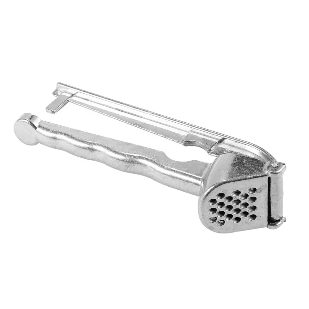 

Aluminum Garlic Press Presser Kitchen Tool Cooking Gadgets Ergonomic Handle for Better Leverage and Easy Squeezing