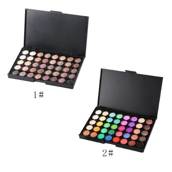 

40 Colors Professional Women Facial Makeup Tools Long Lasting Luminous Eyeshadow Palette Eye Cosmetic Makeup Tools 2016 Hot Sale