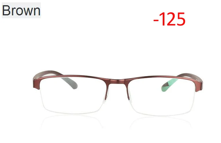 Переходные солнцезащитные очки фотохромные очки для близорукости готовые очки для близорукости для мужчин компьютерная оптическая оправа для очков - Цвет оправы: Темно-фиолетовый
