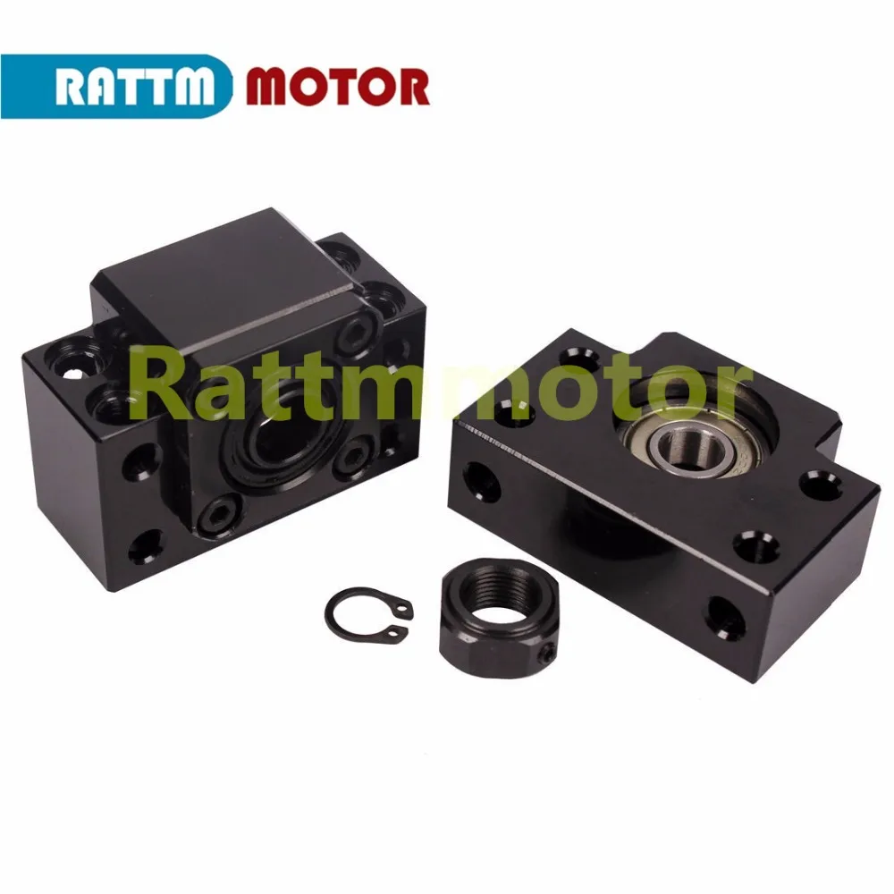 【DE VAT】 SFU/RM 1204 шарико-L300/350/400/500/600/650 мм+ 1204 Ballnut+ BK/BF10 концевые поддержки+ шариковая гайка Корпус для станка с ЧПУ