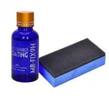 Anti-graffio Auto Auto Smalto Liquido Coat Ceramica Auto Detailing Glasscoat Moto Vernice Cura Super Idrofobo di Rivestimento di Vetro