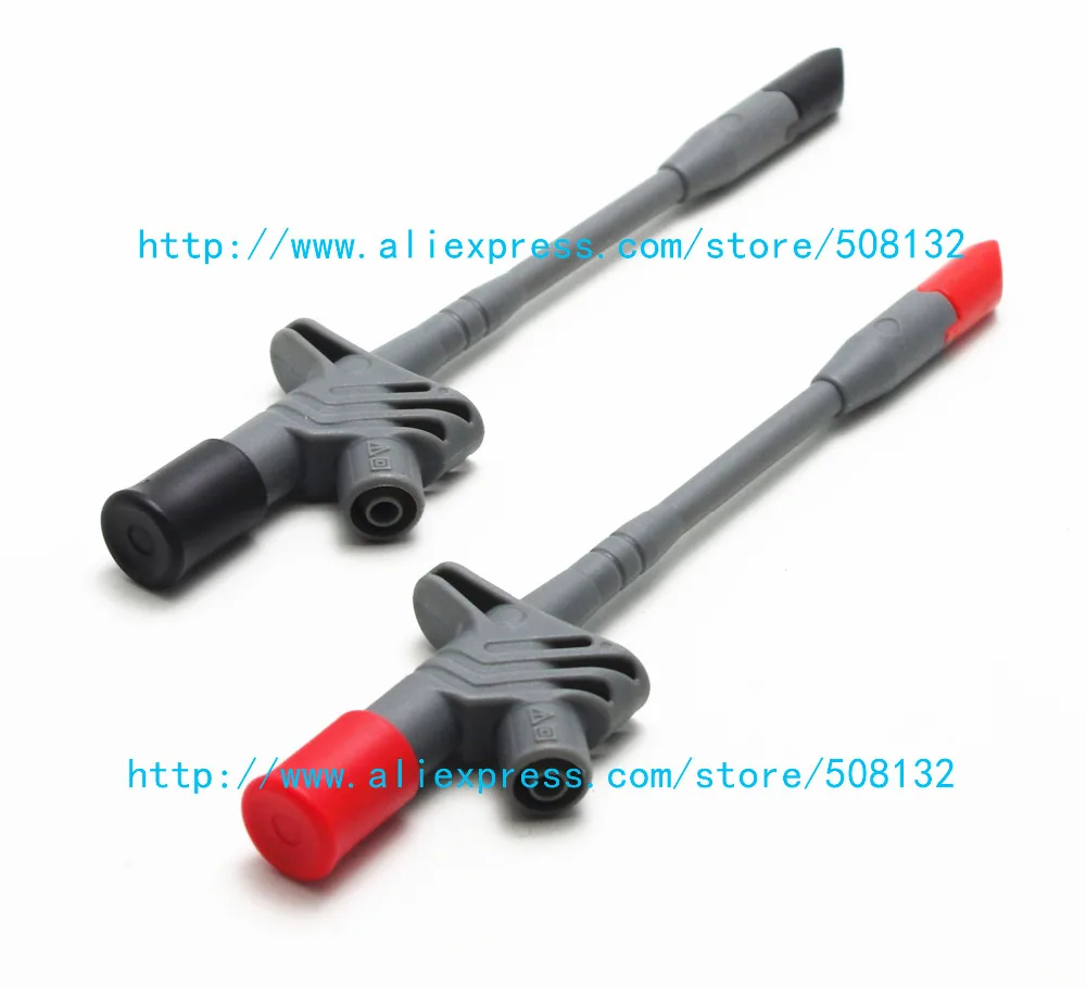 

High quality Insulated Piercing Test Clips Multimeter Test Probe Spring Load