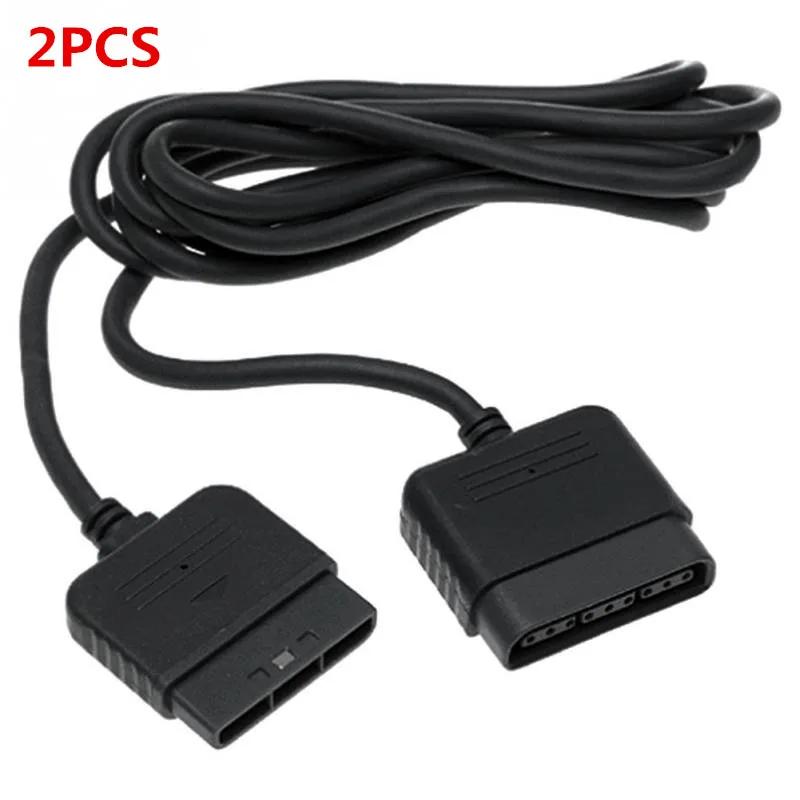 2PCS 1.8m Extendable Cable Gaming Extension Cord Wire For Sony