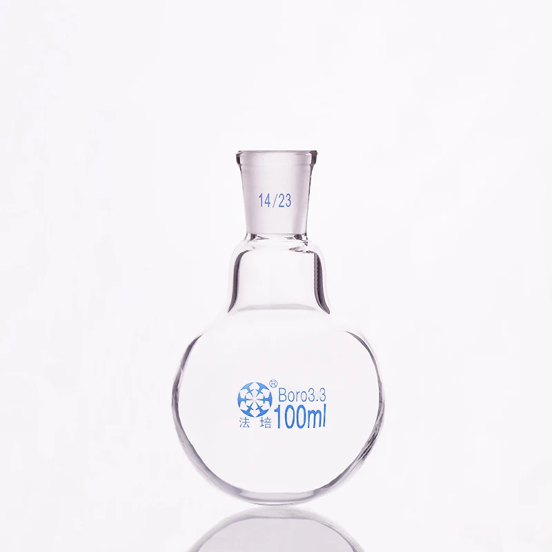 

FAPE Single standard mouth round-bottomed flask,5ml-100ml-250ml and joint 14/23,Single neck round flask