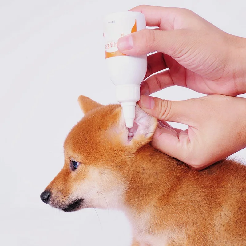 Храните ухо здоровье собаки очиститель уха домашних животных пятен запах удаляет эффективный держать ухо контроль здоровья против клещей предотвращает поставки домашних животных