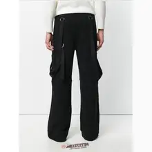 Мужские брюки 28-46, широкие брюки, свободные брюки для ночного клуба, DJ, певица, Индивидуальные брюки, мужские костюмы больших размеров, новинка, корейский стиль