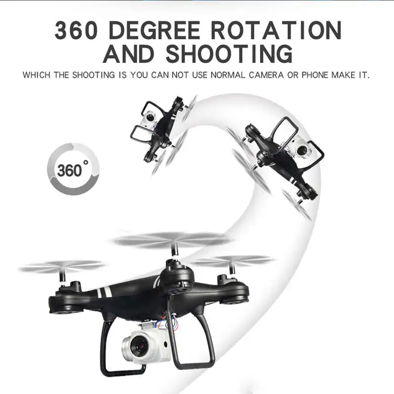 Вертолет Дрон с камерой HD 1080 P wifi FPV Дрон Professional High Hold Mode складной RC Квадрокоптер игрушки для детей