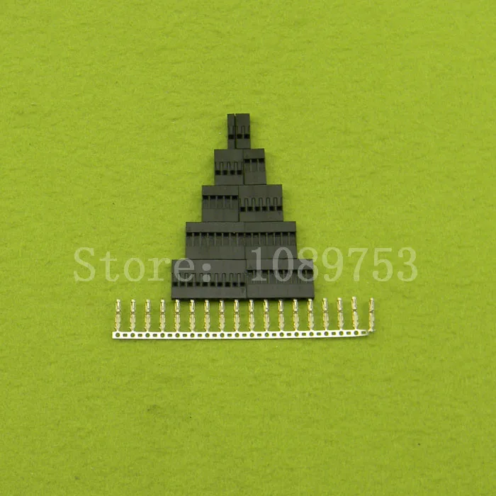 Комплект коннекторов Dupont 1300 шт. 2 54 мм 1P 2P 3P 4P 5P 6P 7P 8P 9P 10P|kit kits|kit dupontplug housing |