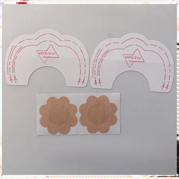 

Hot Sales Sexy Self Adhesive Sequin Tassel Cover Heart Shape Bra Nipple Cover Pasties Breast Petals Intimates Accessories