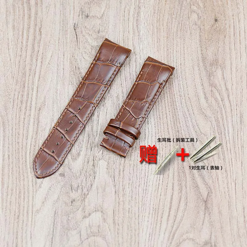 Ремешок для часов Tissot T035 мужской кожаный браслет Tutu T035627 T035617 T035407 T035410A
