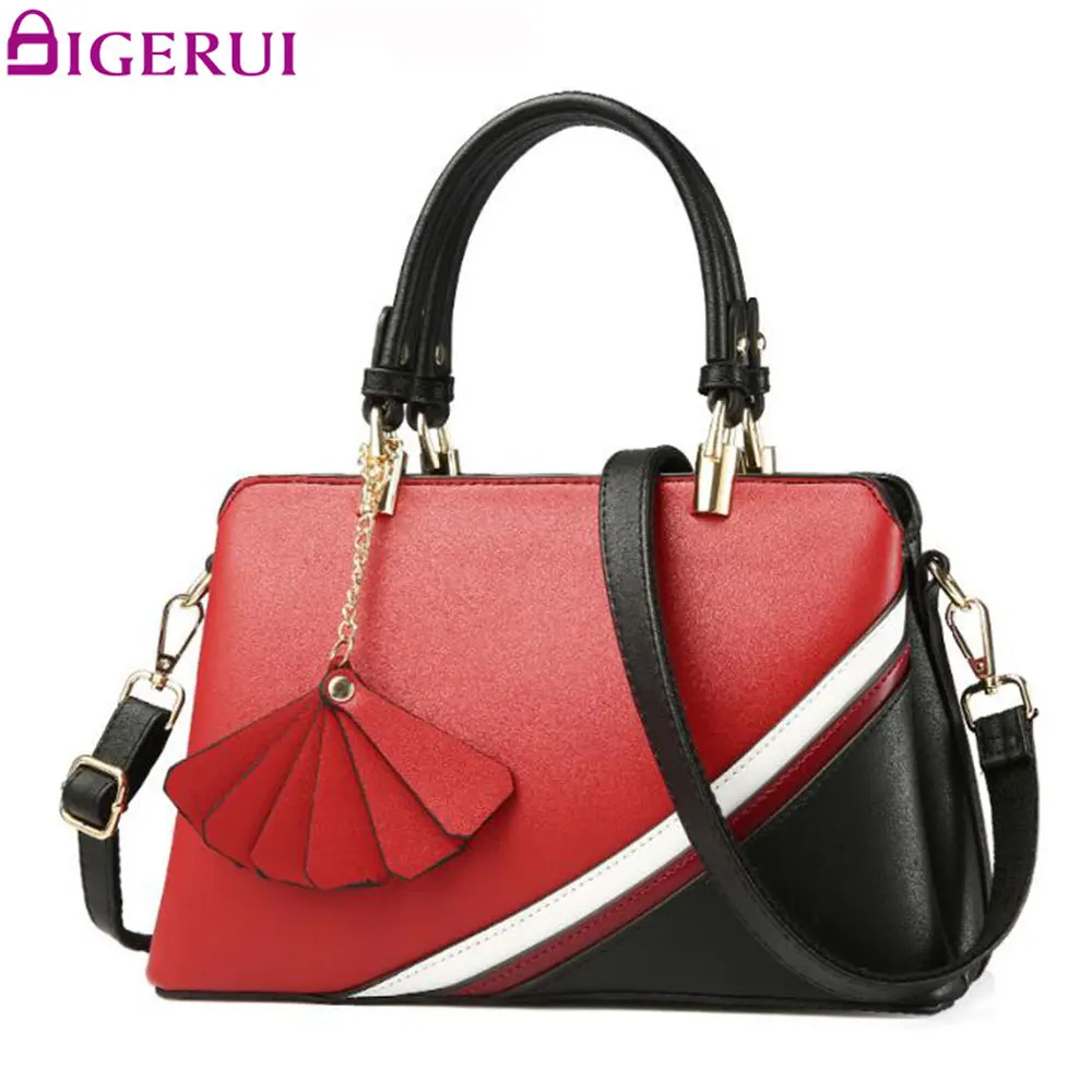 

DIGERUI Female Handbag PU Leather Shoulder Bags Women Totes High Quality Women Handbags bolsa feminina SC0505