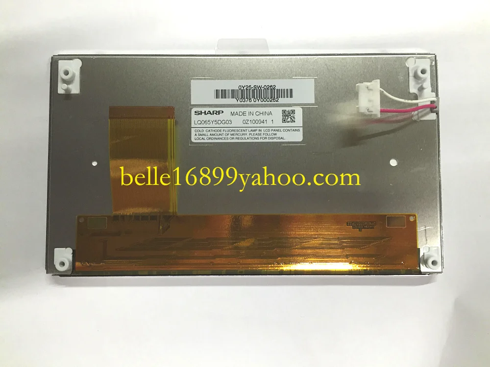 Free shipping Sh arp 6.5Inch LCD display LQ065Y5DG03 Screen for Hyundai