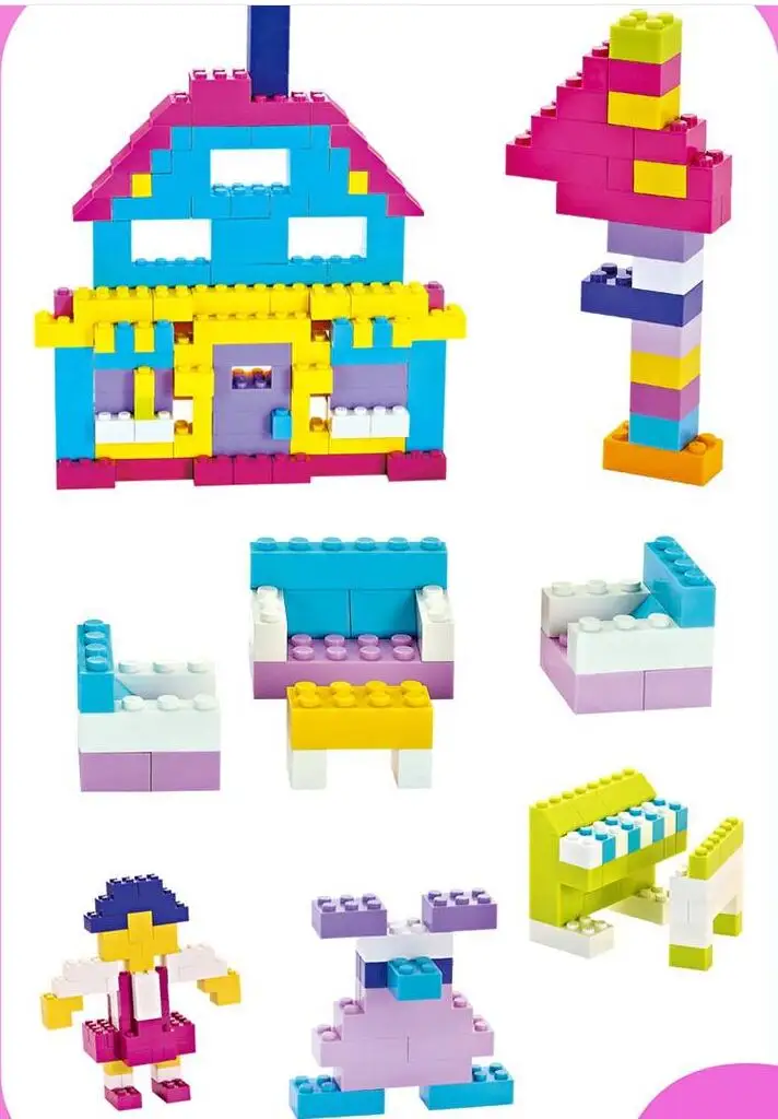 1000 шт. строительные блоки для детей, креативные все Наборы кубиков DIY, развивающие игрушки для детей, совместимые со всеми брендами