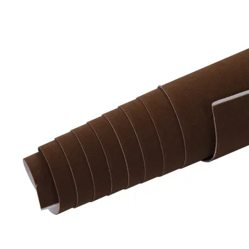 

Brown Suede Fabric film car wrap film car decoration vinyl with Self-adhesive Free Air Type Technical DIY Sticker width:1.35m