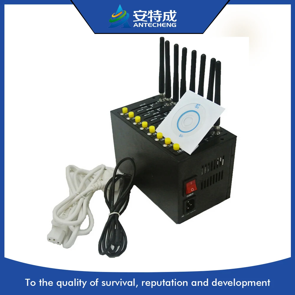 Bulk SMS equipment 4G LTE 8 ports USB modem pool support sms, IMEI