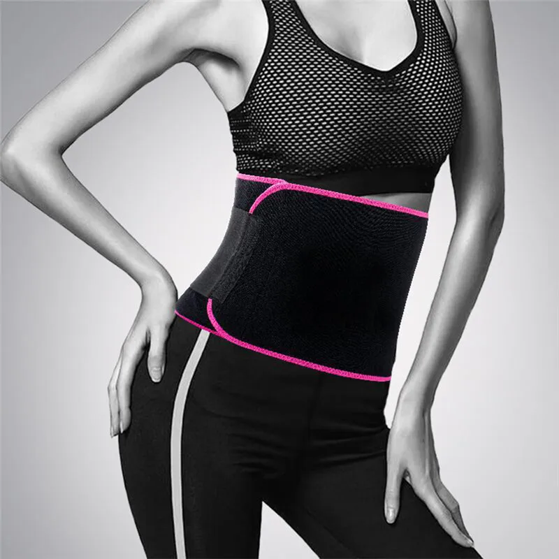 Adjustable Waist Tummy Trimmer Slimming Sweat Belt Fat Burn Shaper Wrap Band font b Weight b