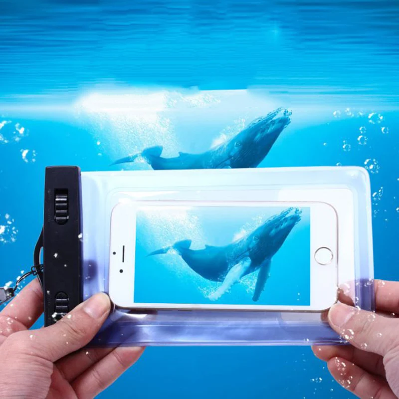 Underwater Cell Smart Phone PVC Sealed Swim Photography Waterproof