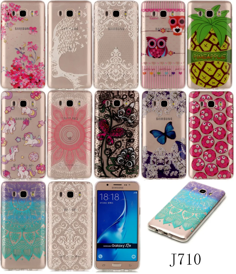 

For Samsung 2016 J7 Case Soft Silicone TPU Gel Back Cover Case for Samsung galaxy J7 2016 J710 Phone Silicone Covers Cases