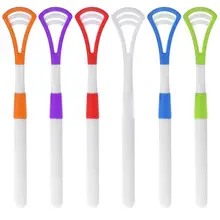 Силиконовый скребок для чистки языка, уход за зубами, гигиена полости рта, чистка полости рта