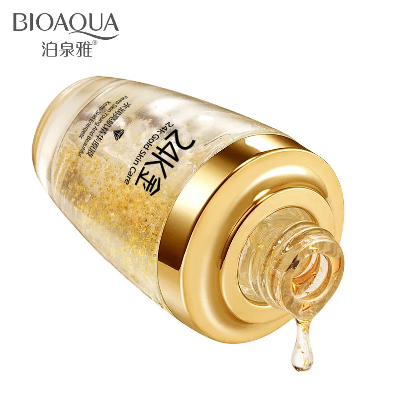 BIOAQUA 24K Gold Serum Face Serum Moisturizer Essence Cream Whitening Day Creams Anti Aging Anti Wrinkle 1 BIOAQUA 24K Gold Serum Face Serum Moisturizer Essence Cream Whitening Day Creams Anti Aging Anti Wrinkle 5