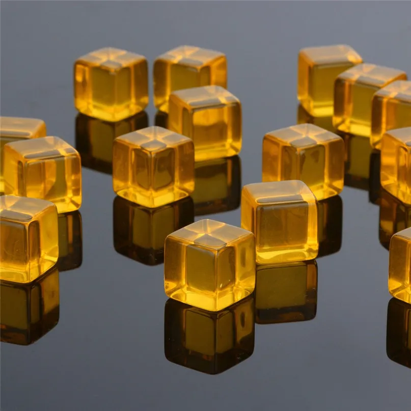 25pcs d6 dice Transparent Dice Acrylic Cube Board Game Kid DIY Fun and Teaching brain cubes game toys for child #2 (7)