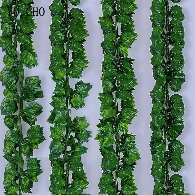 YO CHO 7PCS Artificial Hanging Plants Indoor DIY Ivy