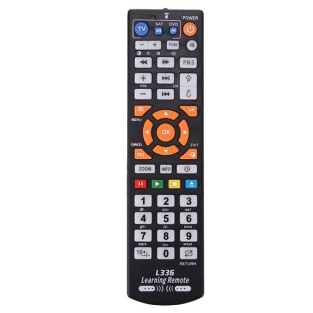 Универсальный пульт дистанционного управления с функцией обучения для ТВ STB DVD DVB HIFI L336 работа для 3 устройств Smart tv Дистанционное управление