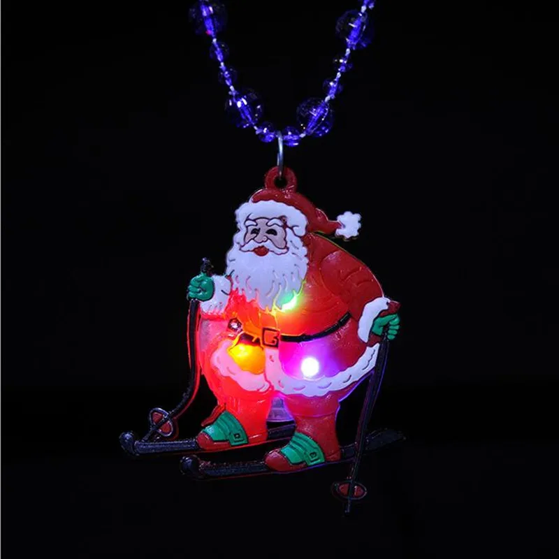 Рождественский светодиодный мягкий Желейный светильник-подвеска с мигающими бусинами для детей, светящиеся вечерние игрушки для Хэллоуина