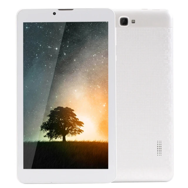 Мобильный телефон 3g Tablet PC 7,0 дюймов 1 ГБ/8 ГБ, Android 8,0 MTK8321 4 ядра 1. 3g Гц Dual SIM Bluetooth, Wi-Fi FM OTG (белый)