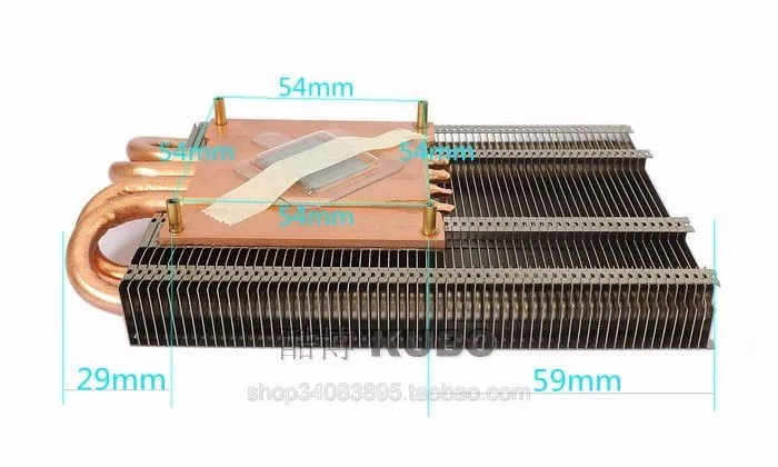 DIY ATI Ati 4 Grobe Kupfer Heatpipe Groben kuhlkorper графика Grafikkarte Kuhlkorper Neue