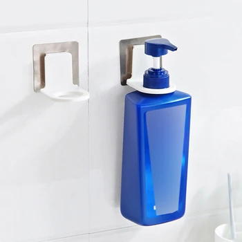 

Punch-free Shampoo Storage Rack Kitchen Detergent Holder Self Adhesive Wall Racks Shower Gel Shelf Shampoo Rack Suction Cup