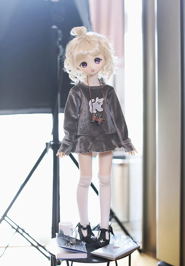 Матросское платье белого черного цвета и хаки для кукол BJD MSD MDD аксессуары одежды