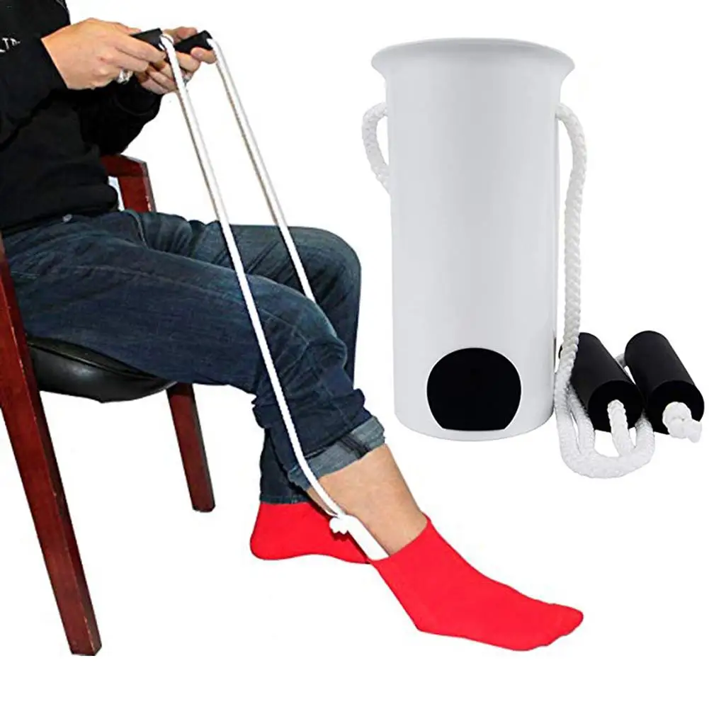 

Sock Wearing Horn Device Slider Easy On /off Sock Aid Kit No Bending Stretching Straining For Elderly Senior Pregnant Diabetics#