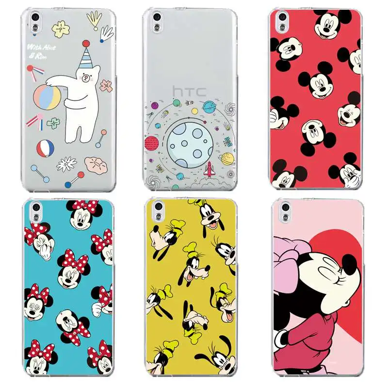 Minnie Soft Clear TPU Phone Case For HTC D820 M8 M9 A9 Protective Printed Dog Coque Fundas Bear Silicone Cover Free Shipping | Мобильные
