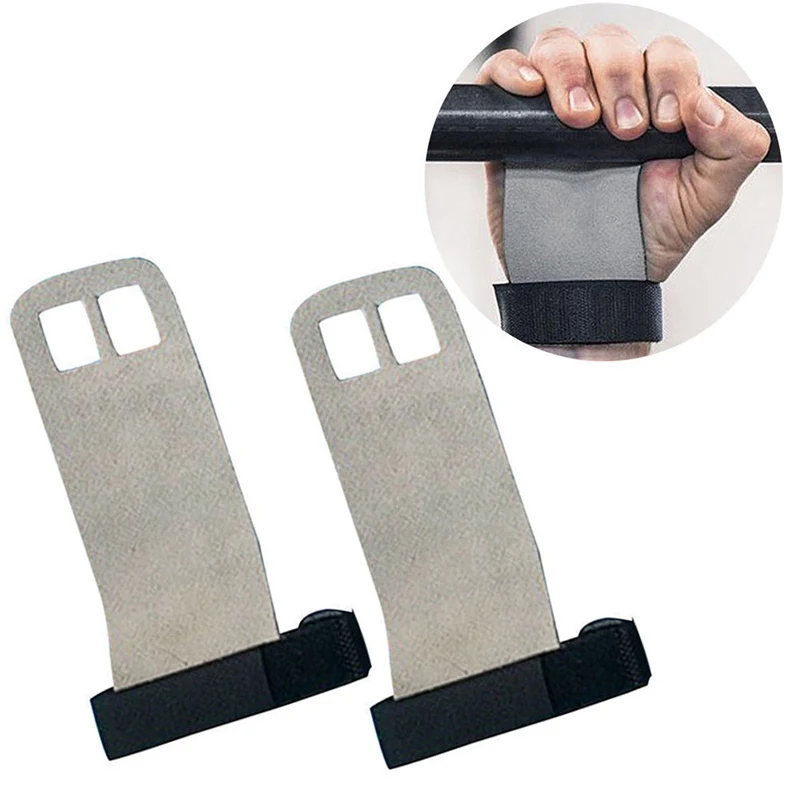 

1 Pair S M L Hand Grip Synthetic Leather Crossfit Gymnastics Guard Palm Protectors Glove Pull Up Bar Weight Lifting Glove