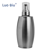 350 мл бутылка с помпой для мыла из нержавеющей стали пенопластовое мыло дозатор для лосьона для кухни ванной комнаты для мытья рук жидкая бутылка дезинфицирующее средство