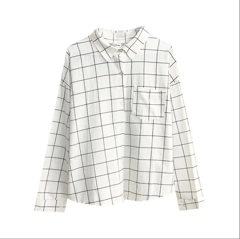 korean plaid shirt