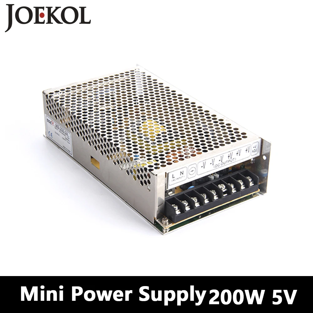 

Mini switching power supply 200W 5v 40A,Single Output ac-dc power supply for Led Strip,AC110V/220V Transformer to DC 5V