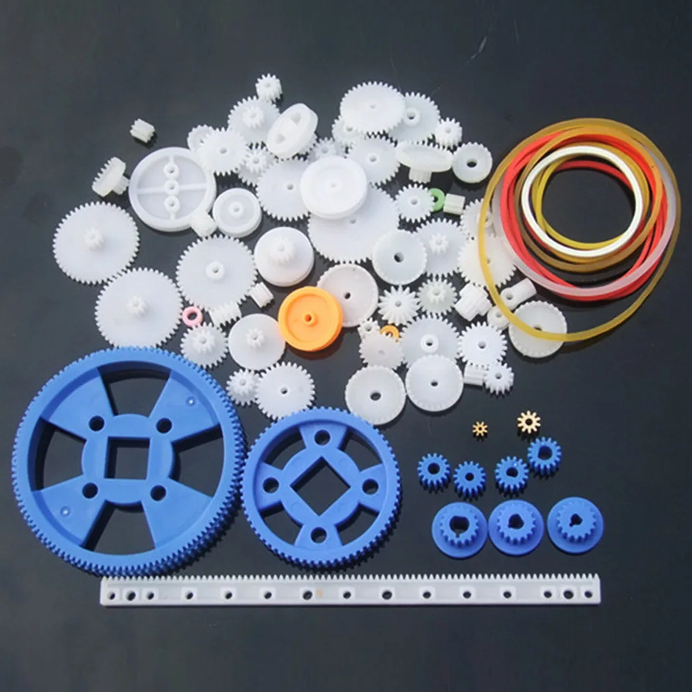 Buy 80pcs Mixed Plastic DIY Child Car Toy Robot