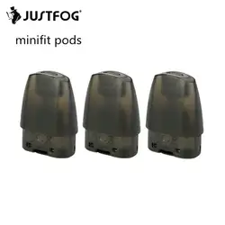 15 шт. оригинальный JUSTFOG Minifit Pod для JUSTFOG minifit электронная сигарета силиконовый чехол для электронных сигарет кальян электронные сигареты Pod 1,5