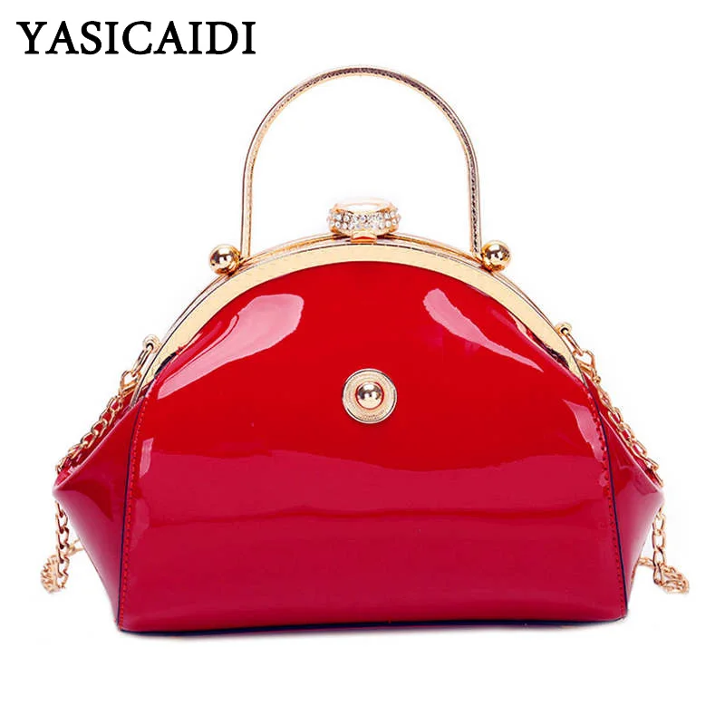 YASICAIDI الفاخرة العلامة التجارية مصمم المرأة حقيبة الأزياء بو الجلود السيدات عارضة حمل حقائب الأعمال Crossbody حقيبة كيس الرئيسي فام