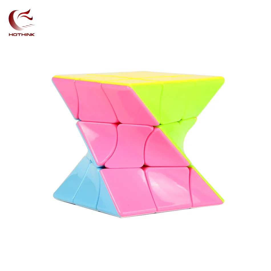 

Hothink 3x3x3 Order Strange Shape Magic Cube for Kids Deformation Distortion Puzzle Toys Special-shaped Toy for Birthday Gift