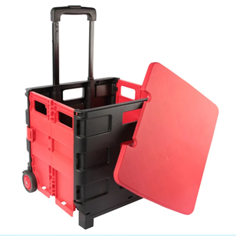 KUNDUI Foldable Car storage box finishing Rolling luggage Hard Shell