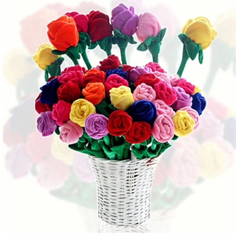 New-plush-toys-simulation-rose-bouquet-doll-creative-curtain-buckle-decorated-celebration-gift-toys (1)