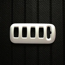  White ABS Gear Panel AC Outlet Window Control Cover Moulding Trim For Smart fortwo forfour 2015 2016 2017 2018 Interior Styling 