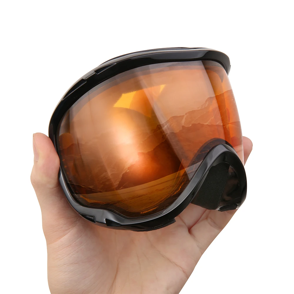 Skup Mężczyźni śnieg gogle narciarskie sport snowboard okulary Anti fog UV400 podwójne soczewki okulary narciarskie noc kobiety mężczyzna wspinaczka ochrona