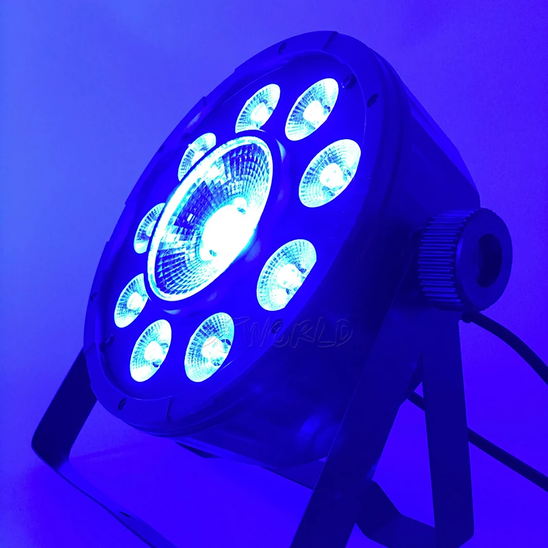 4 шт./лот светодиодный плоским Пар 9x12 Вт RGBW/9x10 Вт + 30 Вт RGB DMX512 сценический эффект освещения для DJ Disco вечерние и танцпол Быстрая доставка